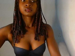 nasty-wet-pussyy ebony teen cam babe teasing it on a sex cam