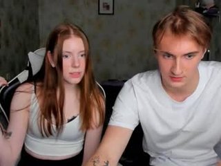 say_and_kiss teen couple with sensual moans filling the chatroom