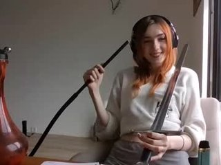 blush_lover redhead cam slut with big tits loves her butthole filled with hot cum