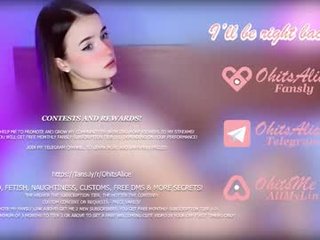alicebate teen cam babe wants to be fucked online as hard as possible