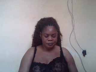 sexydove ebony cam girl loves her hairy pussy in the chatroom