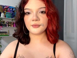phiamoon redhead cam babe enjoys great live sex for more experience
