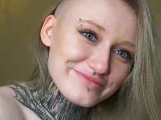 assashy tattooed teen cam slut teasing it on a sex cam